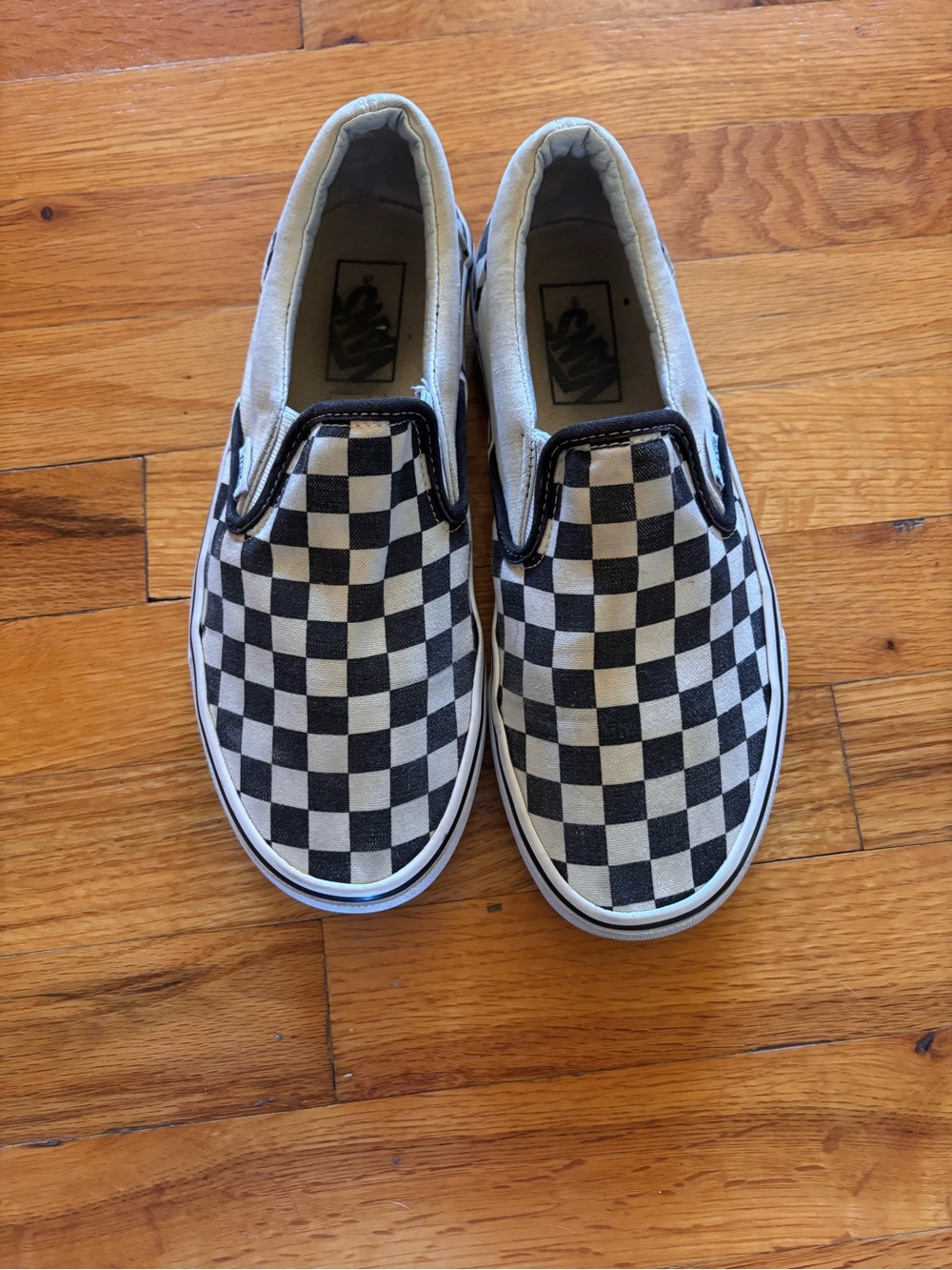 Black and White Checkered Vans